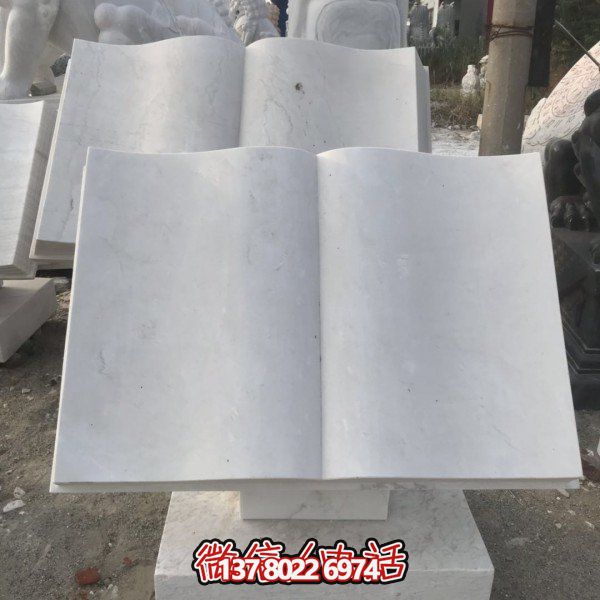 精美的大理石石雕雕塑——點綴園林校園，美化書籍之美