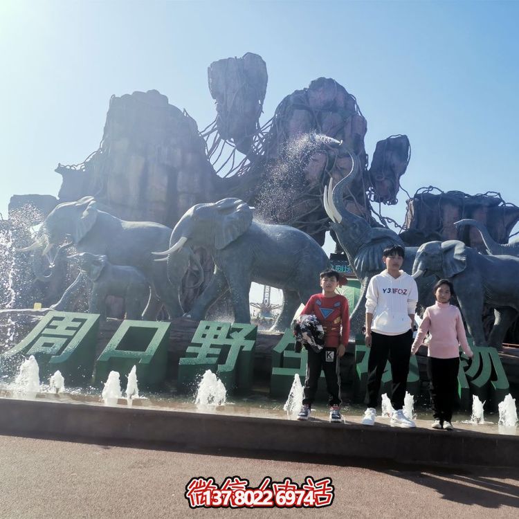 美麗的戶外玻璃鋼雕塑，引領景觀主題