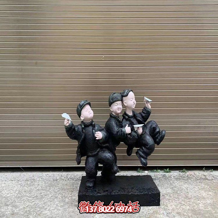 多彩玻璃鋼景觀擺件，添加卡通戶外兒童樂趣